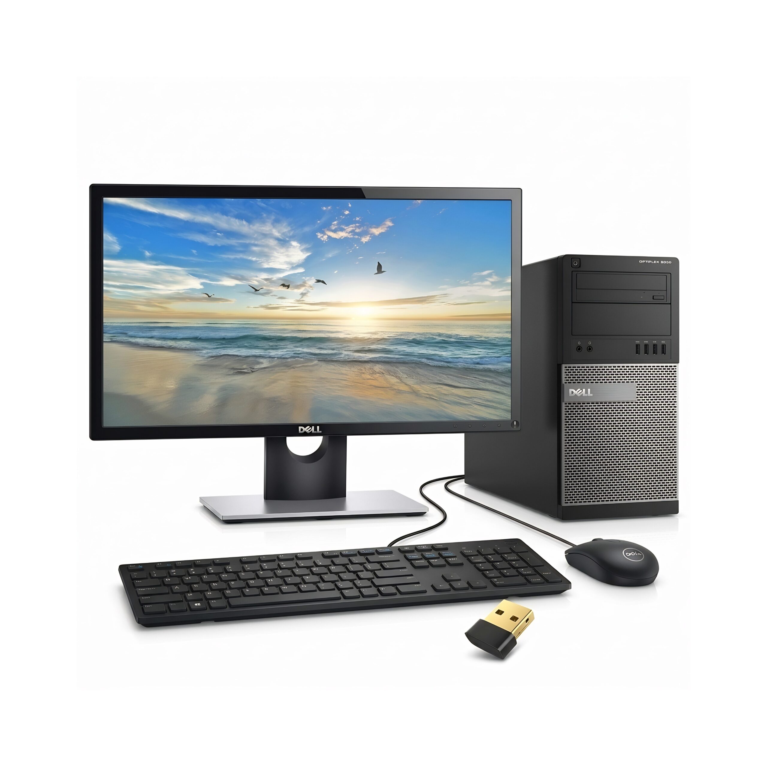 Dell OptiPlex 9020 Tower Desktop PC Core i5/i7 4th Gen 8GB 256GB SSD Package (Renewed)