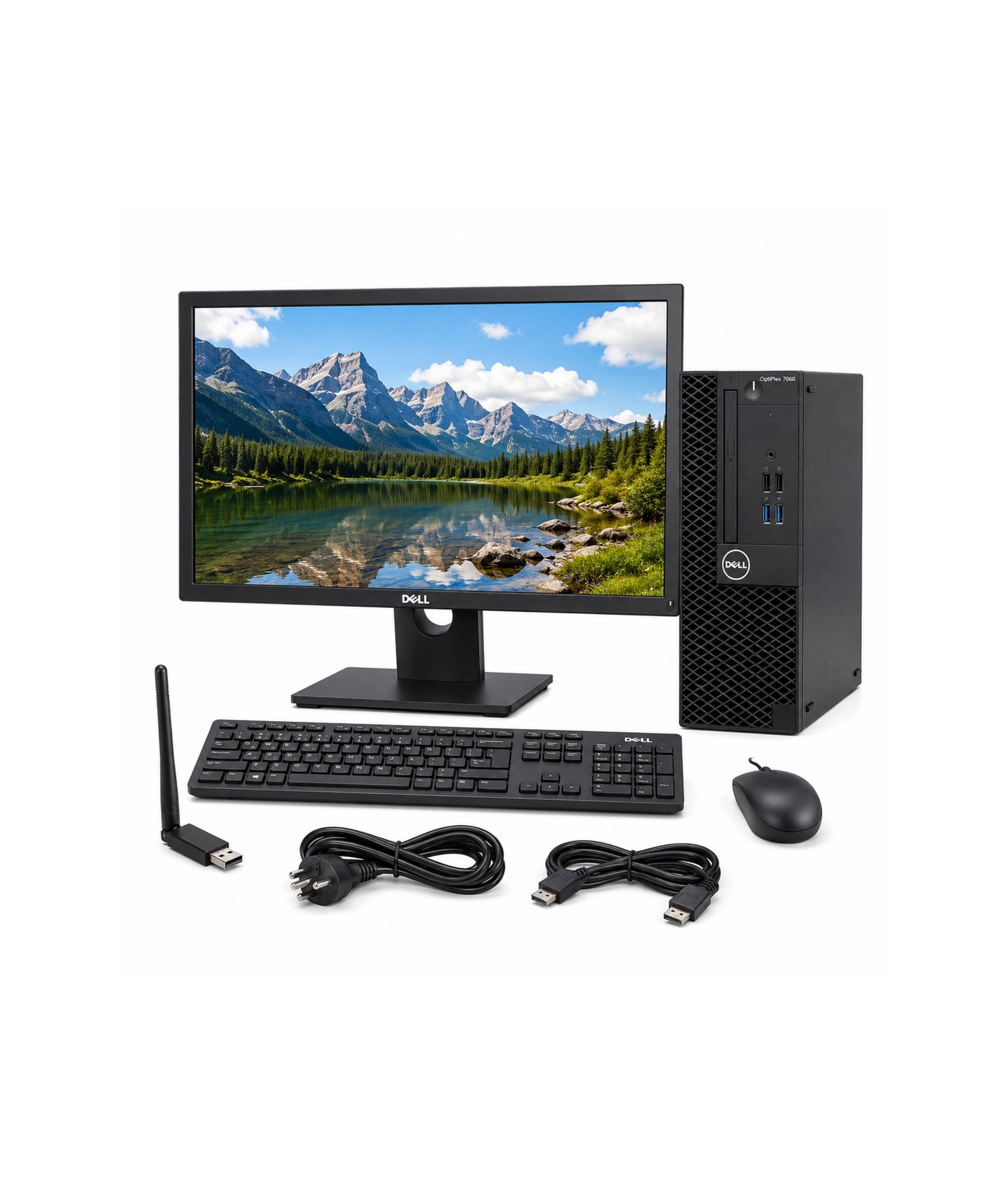 Dell OptiPlex 7060 SFF Full Desktop Package i5 8th 8/16GB 256/512GB SSD Win11 ( Renewed )