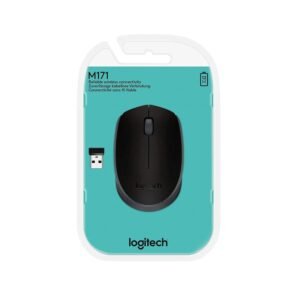 Logitech M171 Wireless Optical Mouse 2.4GHz USB Receiver 1000 DPI Plug & Play Black