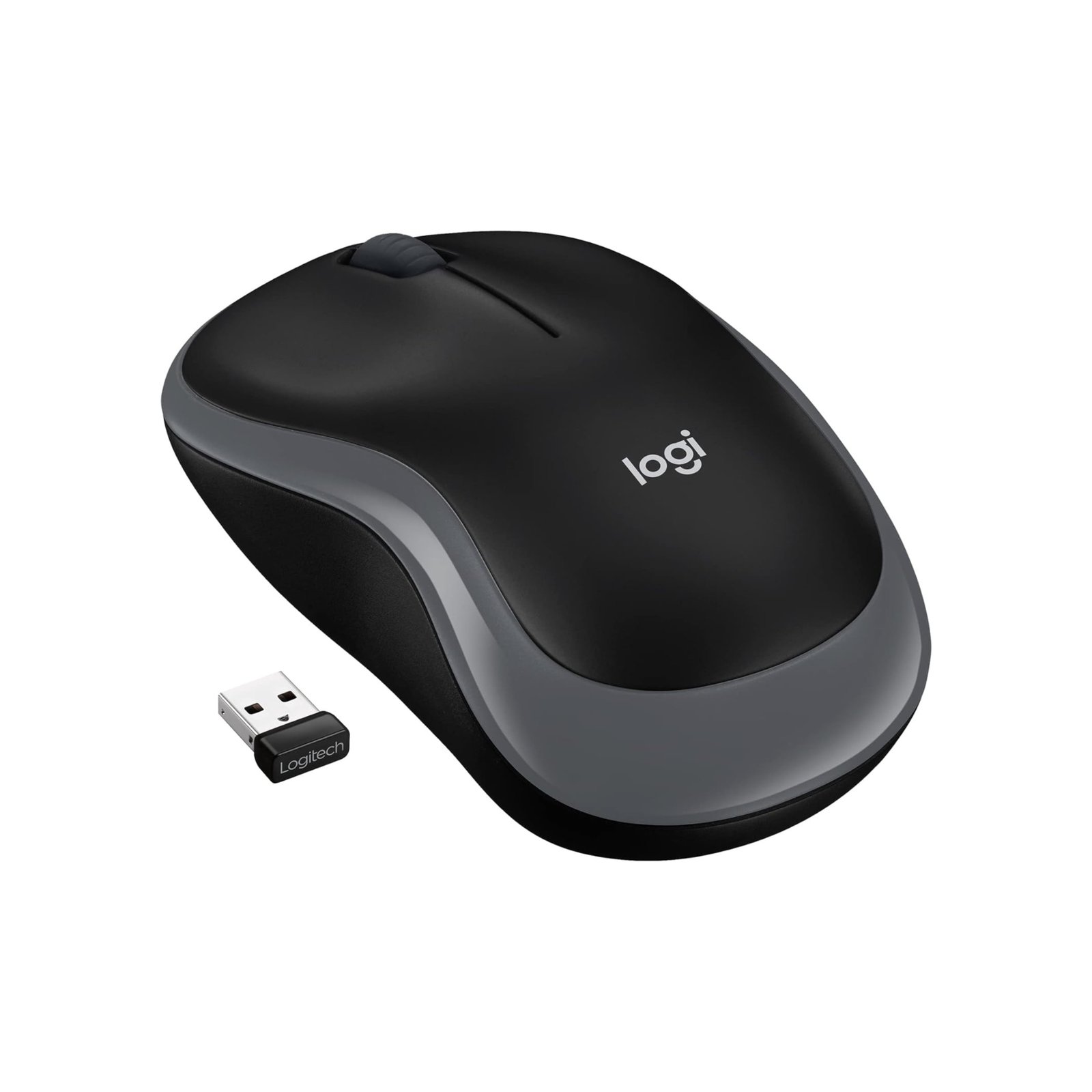 Logitech M185 Wireless Optical Mouse 2.4GHz USB Nano Receiver 1000 DPI Black