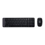 Logitech MK220 Wireless Keyboard and Mouse Combo Compact 2.4GHz USB Black