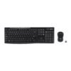 Logitech MK270 Wireless Keyboard and Mouse Combo 2.4GHz USB Receiver Black