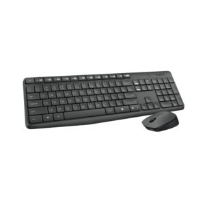 Logitech MK235 Wireless Keyboard and Mouse Combo 2.4GHz USB Receiver Black