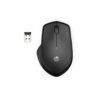 HP 280 Silent Wireless Mouse 2.4GHz USB Optical 1600 DPI Ergonomic Black