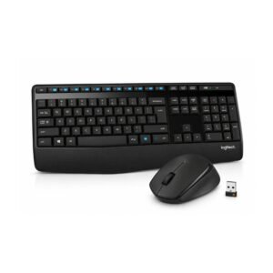Logitech MK345 Wireless Keyboard & Mouse Combo 2.4GHz Full Size Black